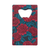 赤ワラタの花 クレジットカード栓抜き (裏面)