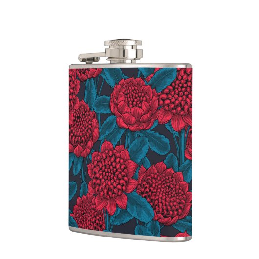 赤ワラタの花 フラスク (左)