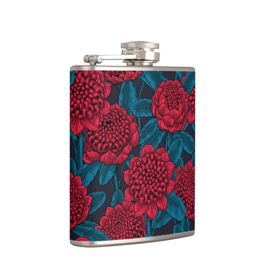 赤ワラタの花 フラスク (右)