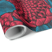 赤ワラタの花 ラッピングペーパー (ロールコーナー)