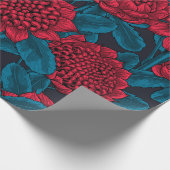 赤ワラタの花 ラッピングペーパー (角)