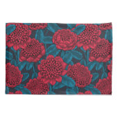 赤ワラタの花 枕カバー (裏面)