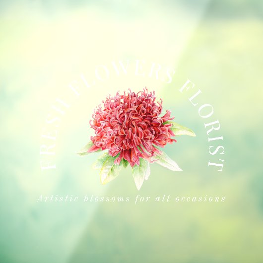 赤ワラタフローラ事業用水彩 ウィンドウサイン (シート3)