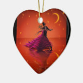 赤ワルツ セラミックオーナメント (左)