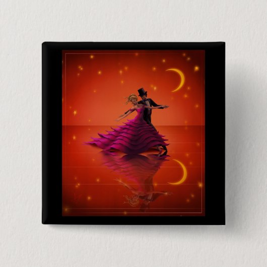 赤ワルツ 缶バッジ (正面)