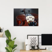 赤ヴァイオリンのポスター ポスター (ホームオフィス)