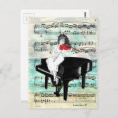 赤ヴァイオリン ポストカード (正面/裏面)