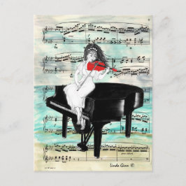 赤ヴァイオリン ポストカード