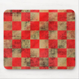赤ヴィンテージクールチェス マウスパッド