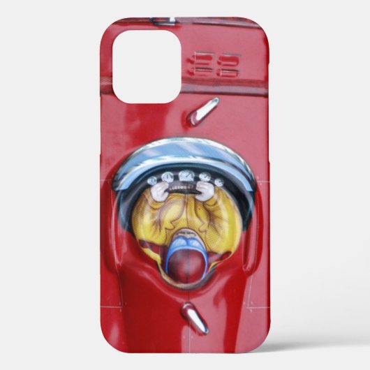 赤ヴィンテージスズのおもちゃレースカーケースメイトiPhoneケース Case-Mate iPhoneケース (裏面)