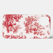 赤ヴィンテージトイル Case-Mate iPhoneケース (裏面 (横))