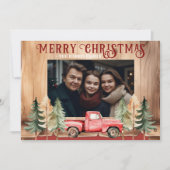 赤ヴィンテージトラック素朴国 シーズンカード (正面)