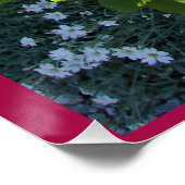 赤ヴィンテージバラフラワーガーデンフローラバラポスター ポスター (コーナー)