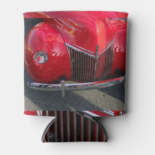 赤ヴィンテージ1930s自動 缶クーラー (正面)