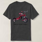 赤三輪車 Tシャツ (デザイン正面)