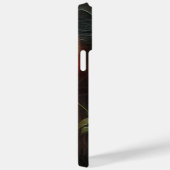 赤不気味いバラの水色の黒独身の猫 Case-Mate iPhoneケース (裏面 / 右)