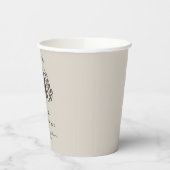 赤不気味ちゃんシャワー紙カップ 紙コップ (左)