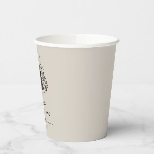 赤不気味ちゃんシャワー紙カップ 紙コップ (左)