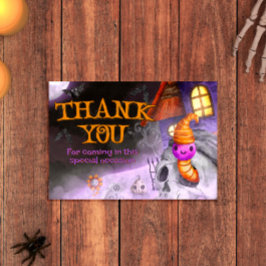 赤不気味ちゃんシャワー サンキューカード