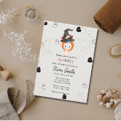 赤不気味ちゃんシャワー 招待状