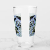 赤不気味鹿シカ タンブラーグラス (左)