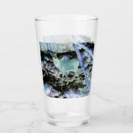 赤不気味鹿シカ タンブラーグラス