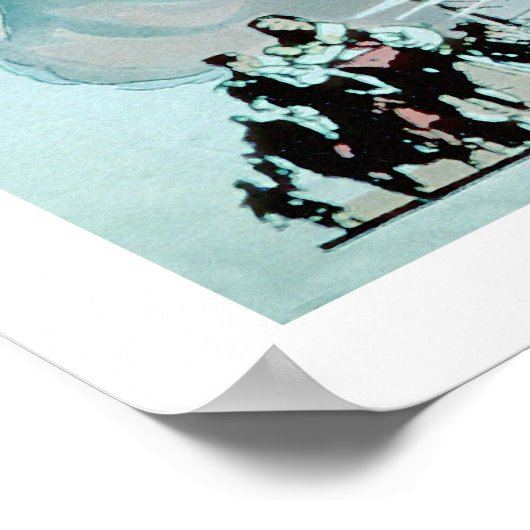 赤与え十字架への一日分の支払い(US00048) ポスター (角)