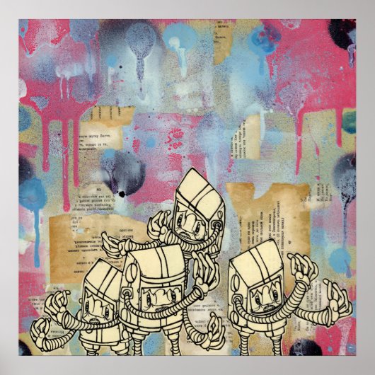 赤世ロボット ポスター (正面)