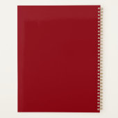 赤中国のい傘を差した年明け娘 プランナー手帳 (裏面)