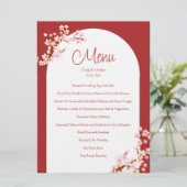 赤中国ののさくらんぼ結婚アーチ宴会 メニュー (スタンド正面)