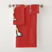 赤中国のの福利の年 バスタオルセット (インサイチュ)