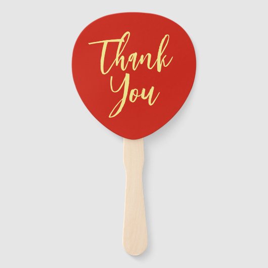 赤中国のクラシック結婚の茶感謝していの湯 ハンドファン (裏面)