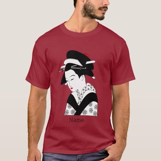 赤中国のシャツの正月着 Tシャツ (正面)