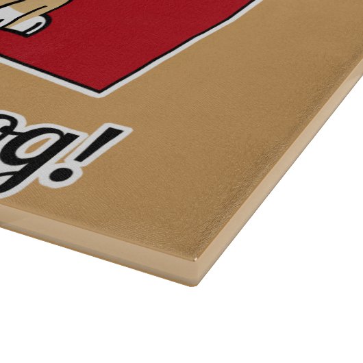 赤中国の封筒福音の年 カッティングボード (角)