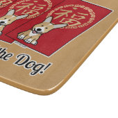 赤中国の封筒福音の年 カッティングボード (角)