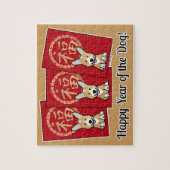 赤中国の封筒福音の年 ジグソーパズル (縦)