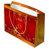 赤中国の結びネズミ年2020 L抱き枕 ラージペーパーバッグ (裏面アングル)