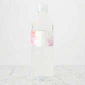 赤中国の結婚色さくらんぼ ペットボトルラベル (裏面)