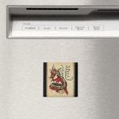 赤中国の龍角磁石 マグネット (インサイチュ (食洗機))