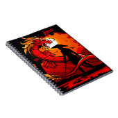 赤中国の龍飼育員の個人名 ノートブック (右側)