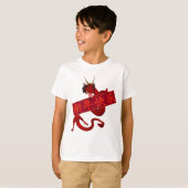 赤中国の龍 Tシャツ (正面フル)