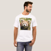 赤中国語panda10x10 tシャツ (正面フル)