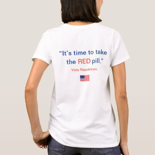 赤丸共和党員Tシャツ Tシャツ