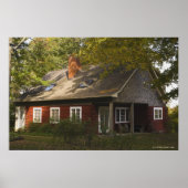 赤丸太小屋 ポスター (正面)