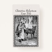 赤乗用フード白黒イラストレーション枠 バッジ (正面)