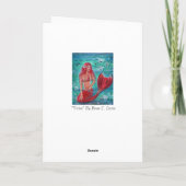 赤人魚「ビビアン」の水中熱帯魚 カード (裏面)