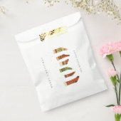 赤企業のエレガント緑のクリスマスストッキング フェイバーバッグ (封をした状態)