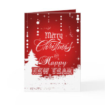 赤企業の白の聖降誕祭おめでとう