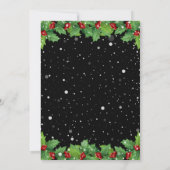 赤企業の緑クリスマスパーティー 招待状 (裏面)