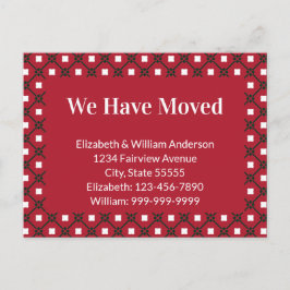 赤伝統的緑のクリスマス ポストカード